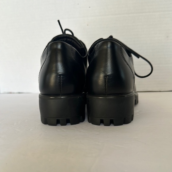 Ecco Modtray Tie Black Leather Platform woman - Picture 7 of 16